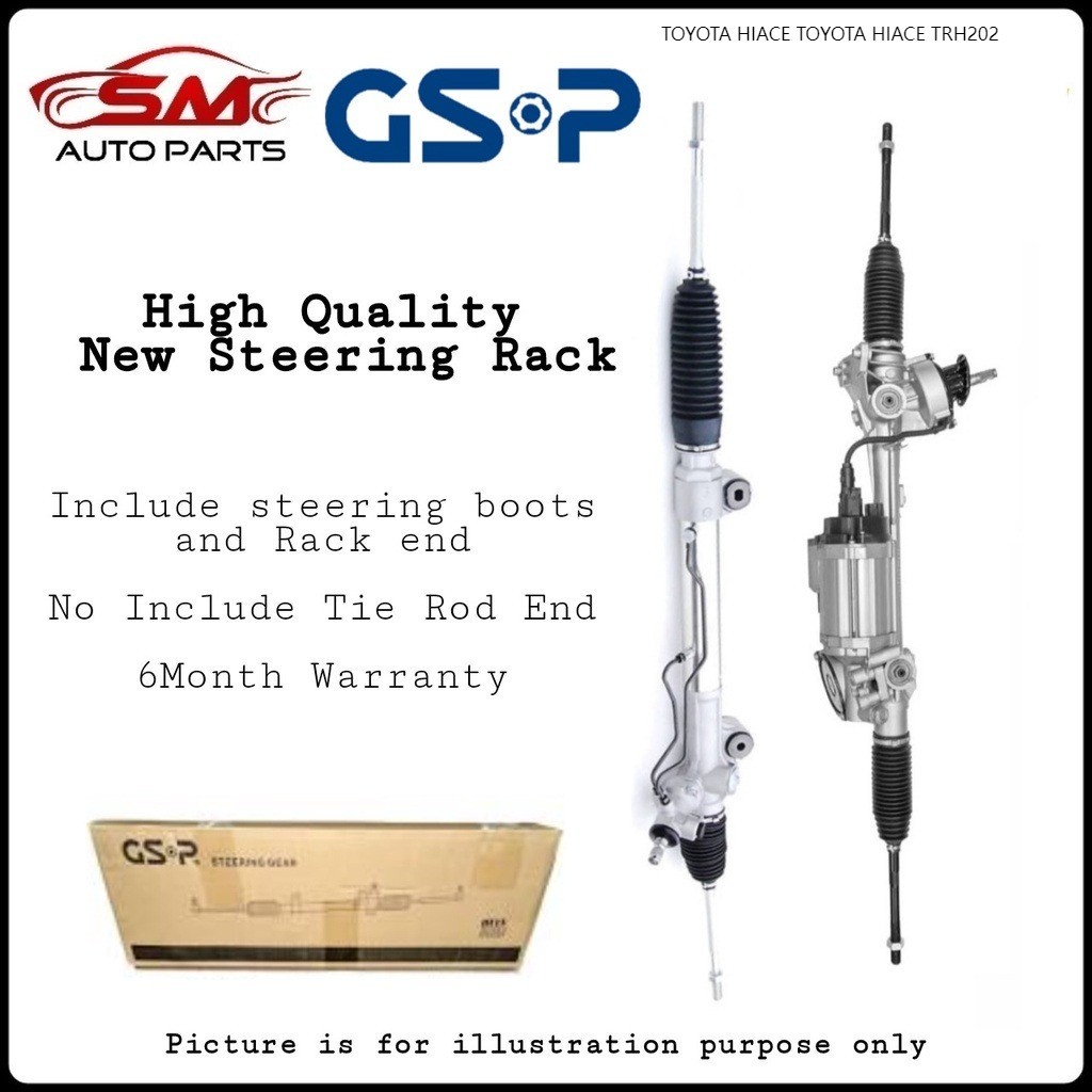 GSP Power Steering Rack Set - TOYOTA HIACE TOYOTA HIACE TRH202 ( 6Month ...