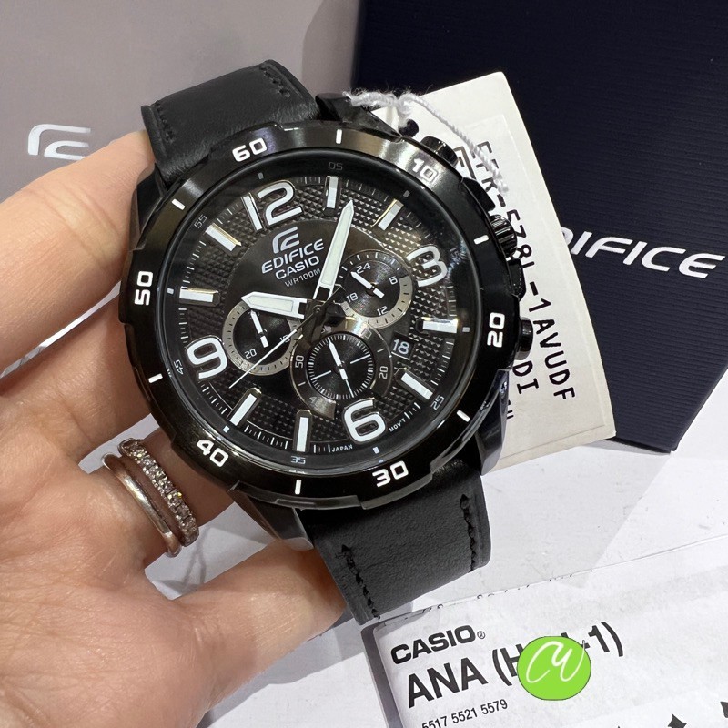 CASIO EDIFICE EFR 538 Casio EDIFICE men EFR 538L 1A EFR 538L 1year warranty Shopee Malaysia