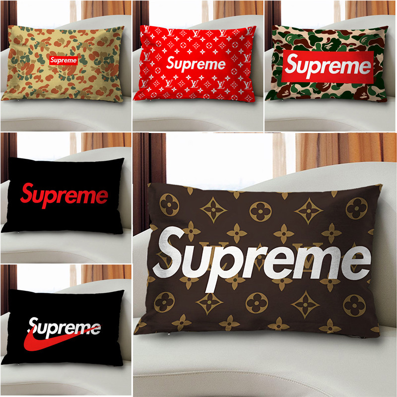 SUPREME LOGO Single-sided Printed Rectangular Pillowcase Sofa ...