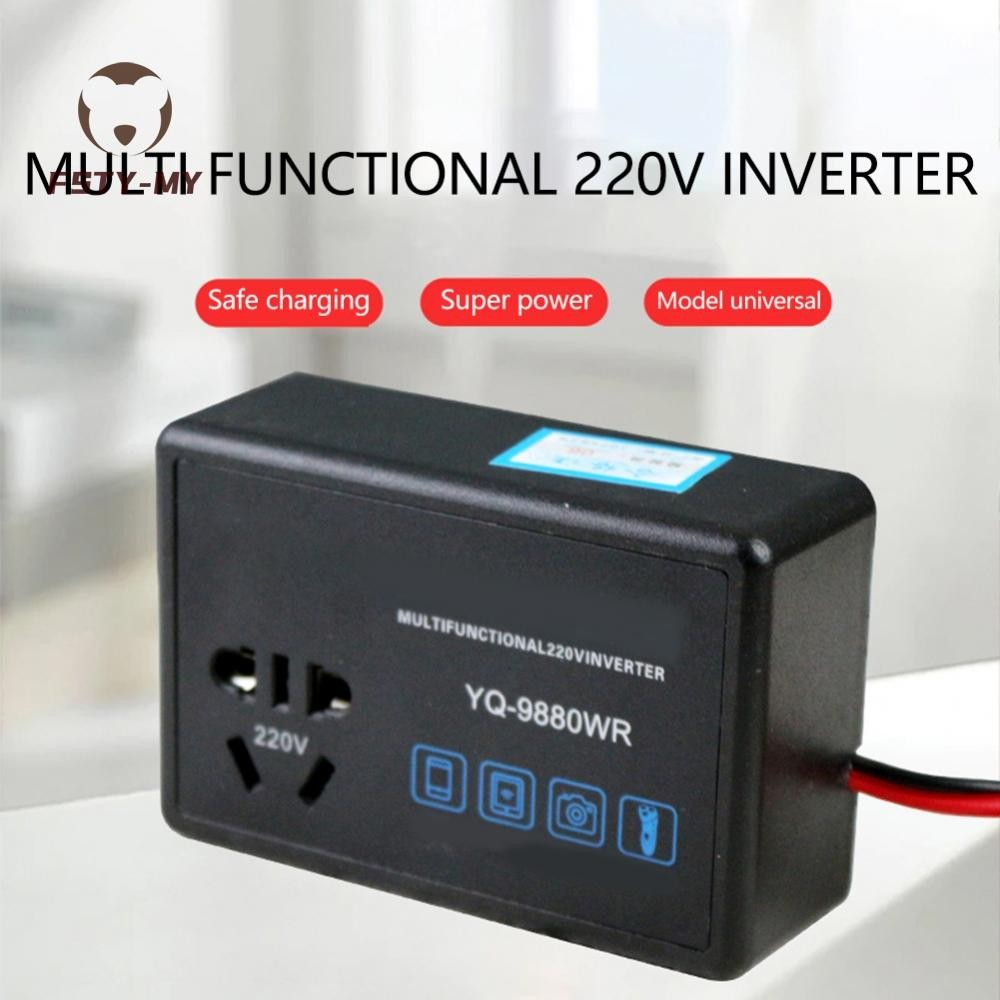 Car 200W Converter Power Inverter DC 12V/24V To DC 220V Invertor Ports ...