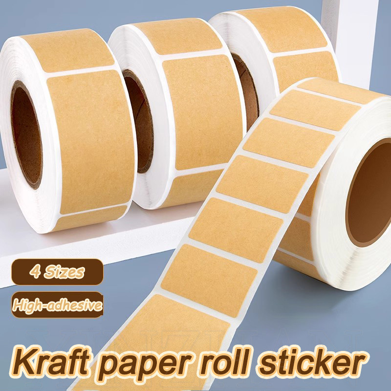 Kraft Paper Blank Label - Waterproof, Self-Adhesive - Diy Envelope ...