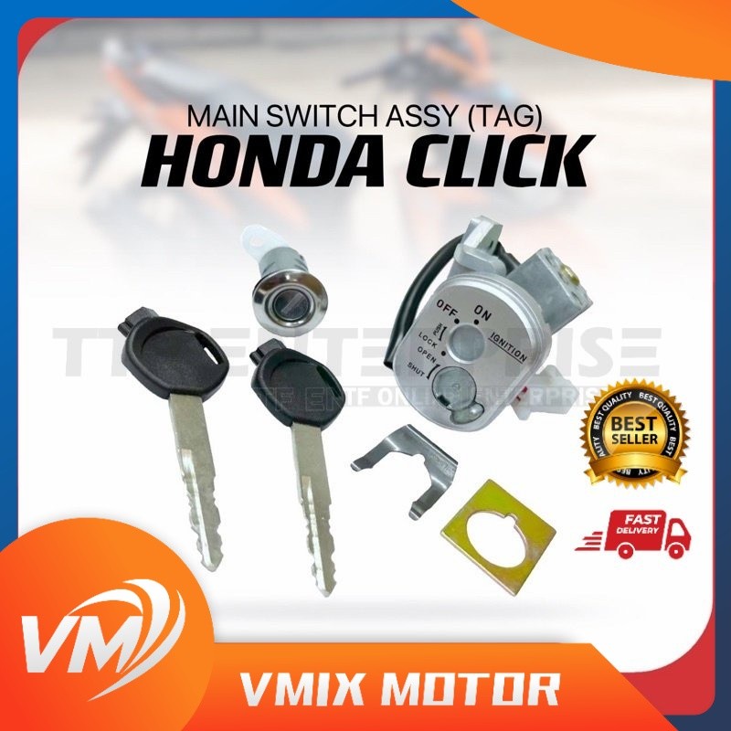 HONDA CLICK MAIN SWITCH ASSY (TAG) | Shopee Malaysia
