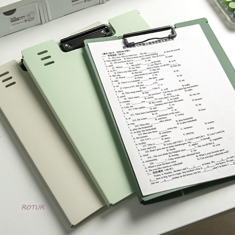 ROTUR File Folder Clipboard, Folding Writing Pad Memo Clip Board, Test ...