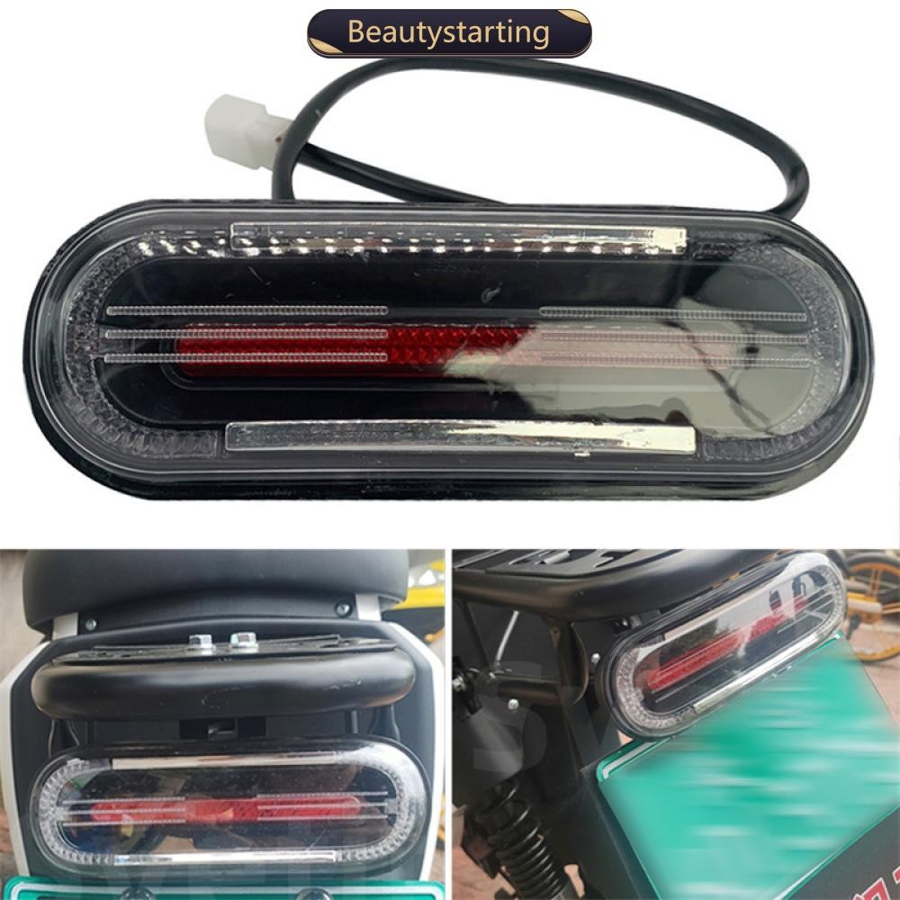 BEAUTYSTARTING 1PC 12V Motorcycle Tail Light Rear LED Headlight ...
