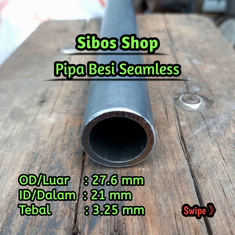 Seamless Iron Pipe Od 27.6mm Id 21mm Thickness 3.25mm length 20cm to ...