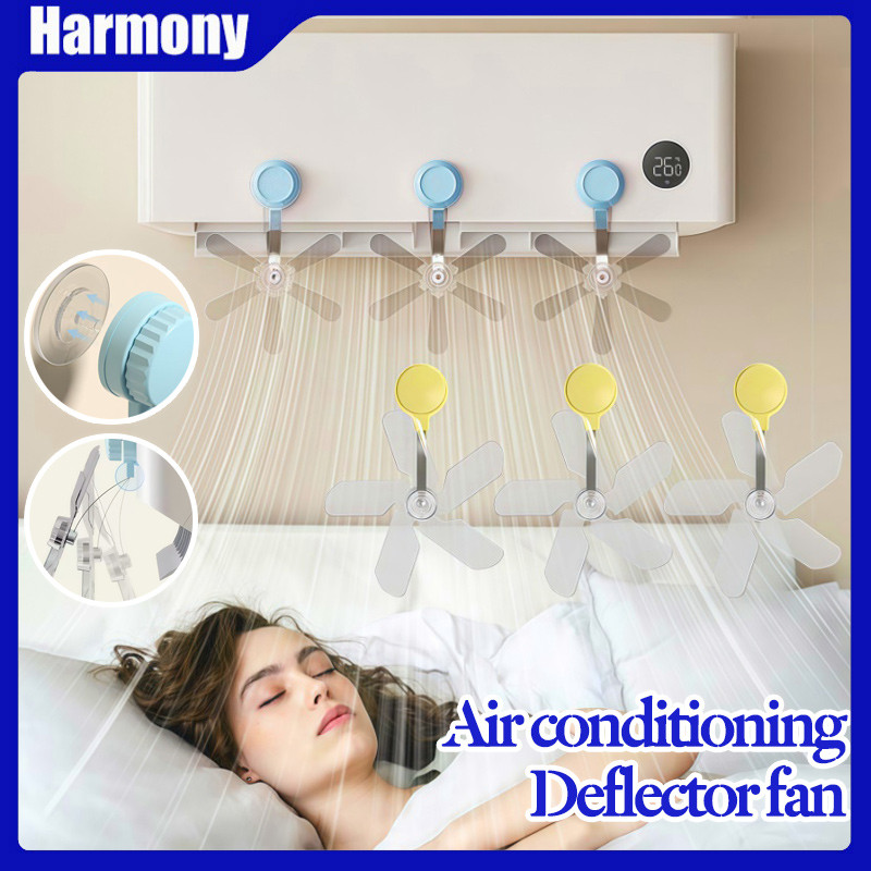 Air Conditioner Wind Guide Fan Windshield Adjustable Aircon Deflector ...