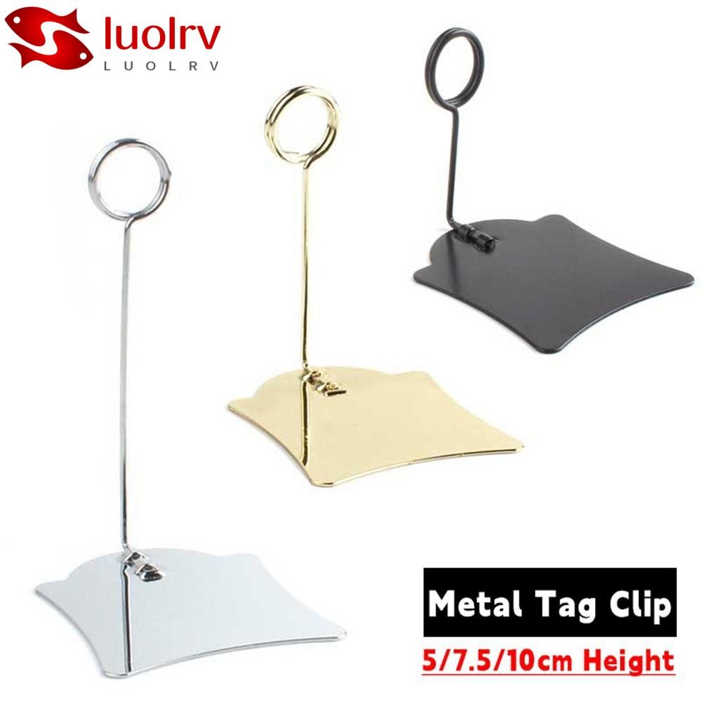 LUOLRV Price Tag Holder, Metal Material Display Stand Metal Pop Clip ...