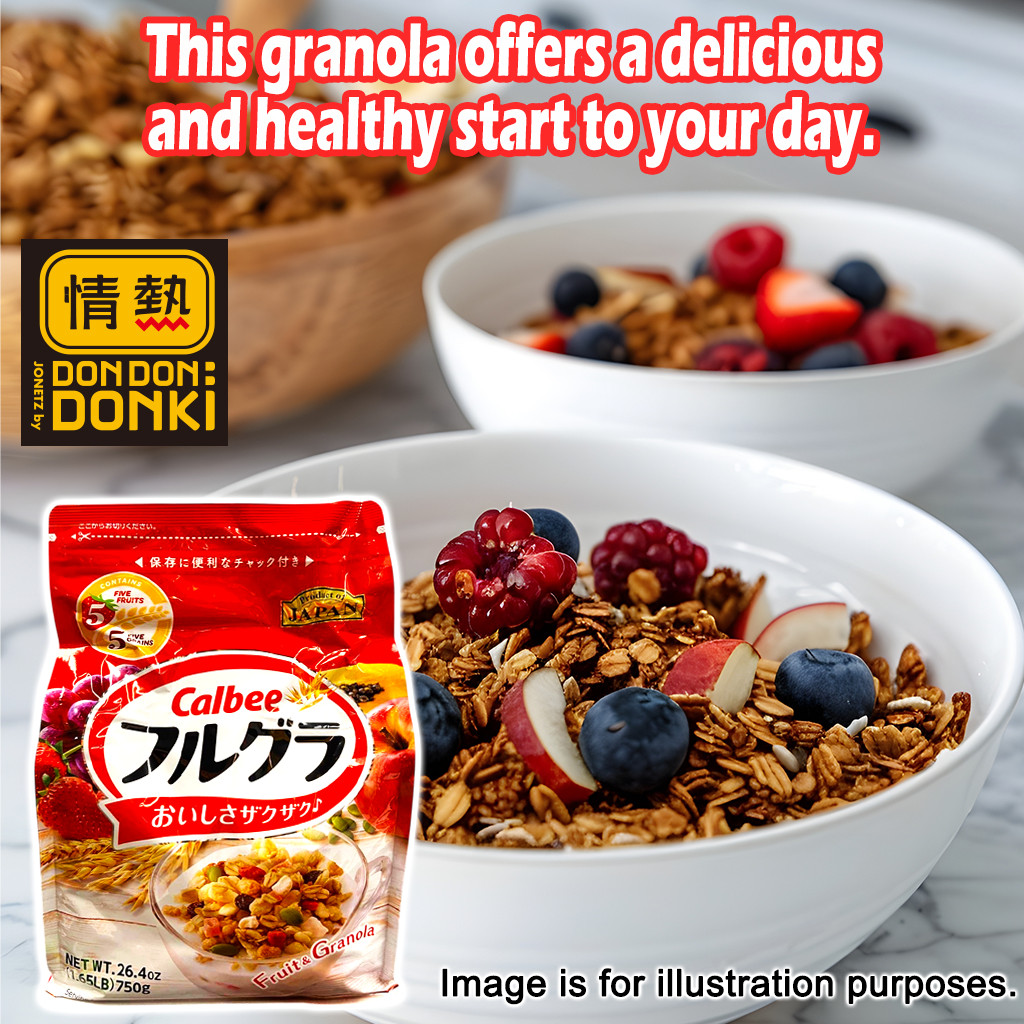 [DONKI] Calbee Frugra Cereals (Original/Chocolate Banana) NEW PACKAGING ...