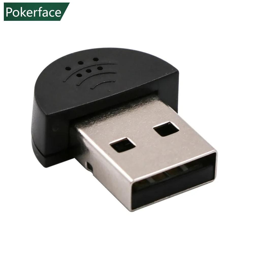 POKERFACE Portable Mini USB 2.0 Microphone Omni-Directional Stereo USB ...