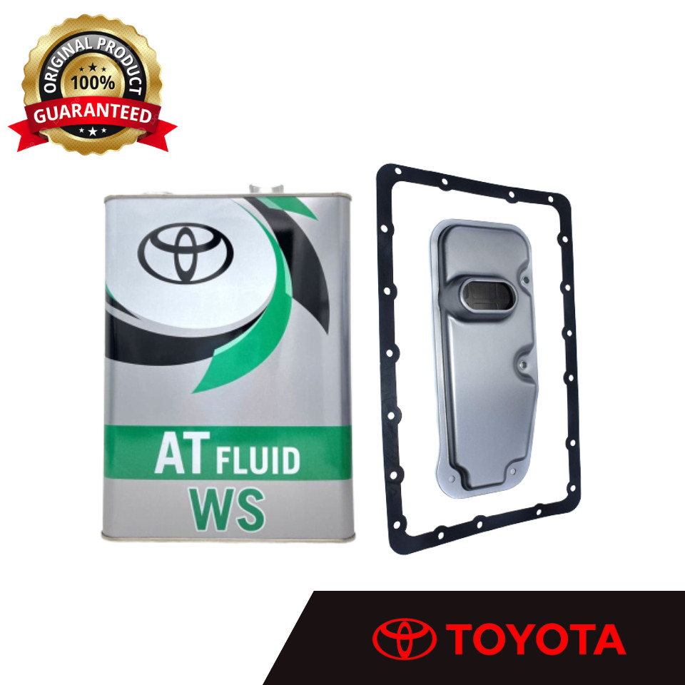 TOYOTA WS 4L AUTO TRANSMISSION OIL + AUTO FILTER TOYOTA HILUX VIGO 2.5 ...