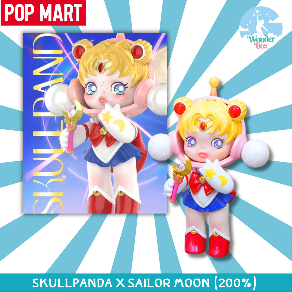 POP MART Skullpanda x Sailor Moon New Figure Unwrapped Very Cute 1 ...