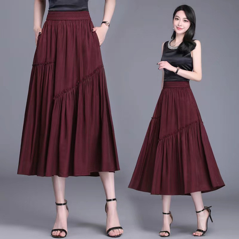 Plus size long skirts 6xl hotsell