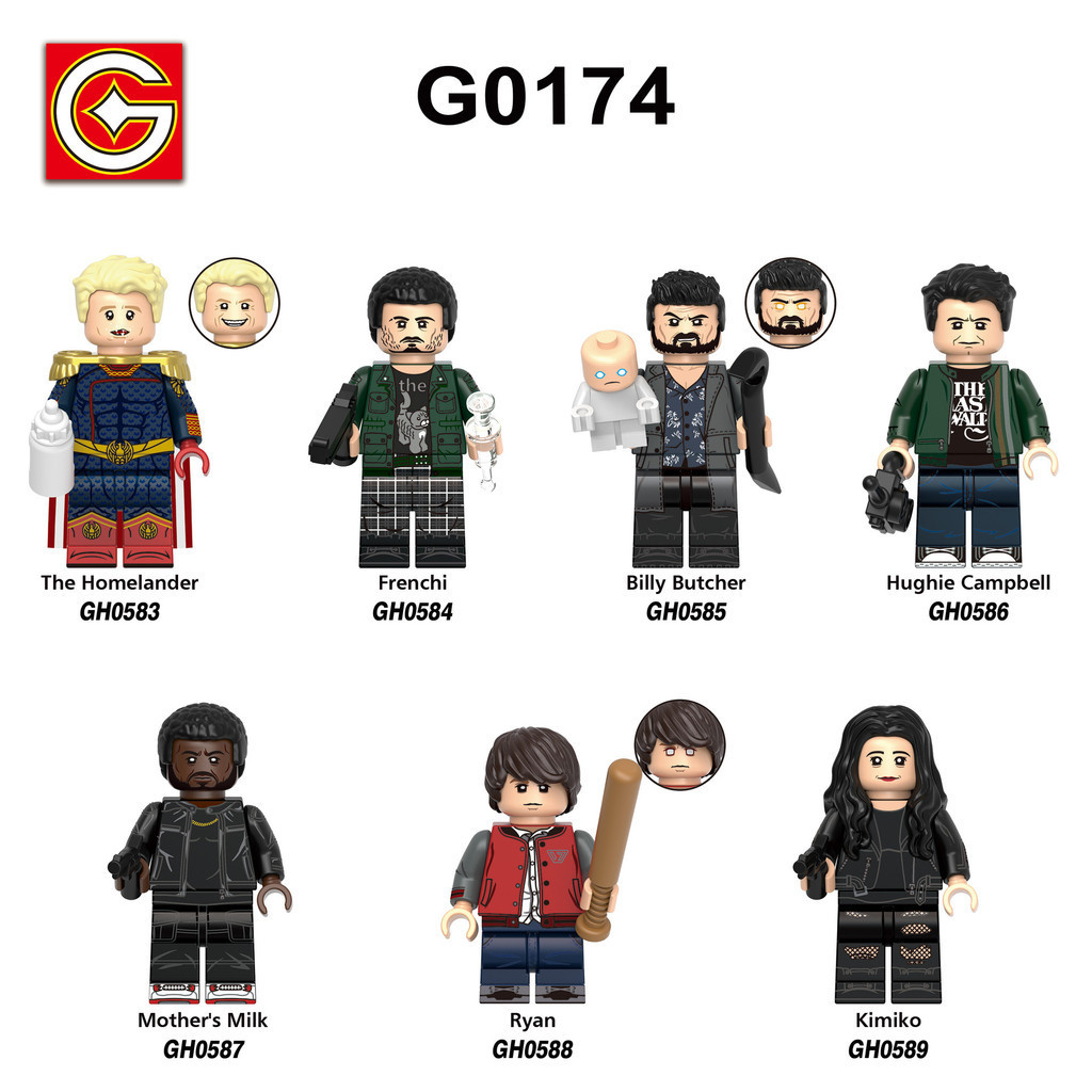The Homelander Building Ryan Blocks Figures Toy Kimiko Minifigures The ...