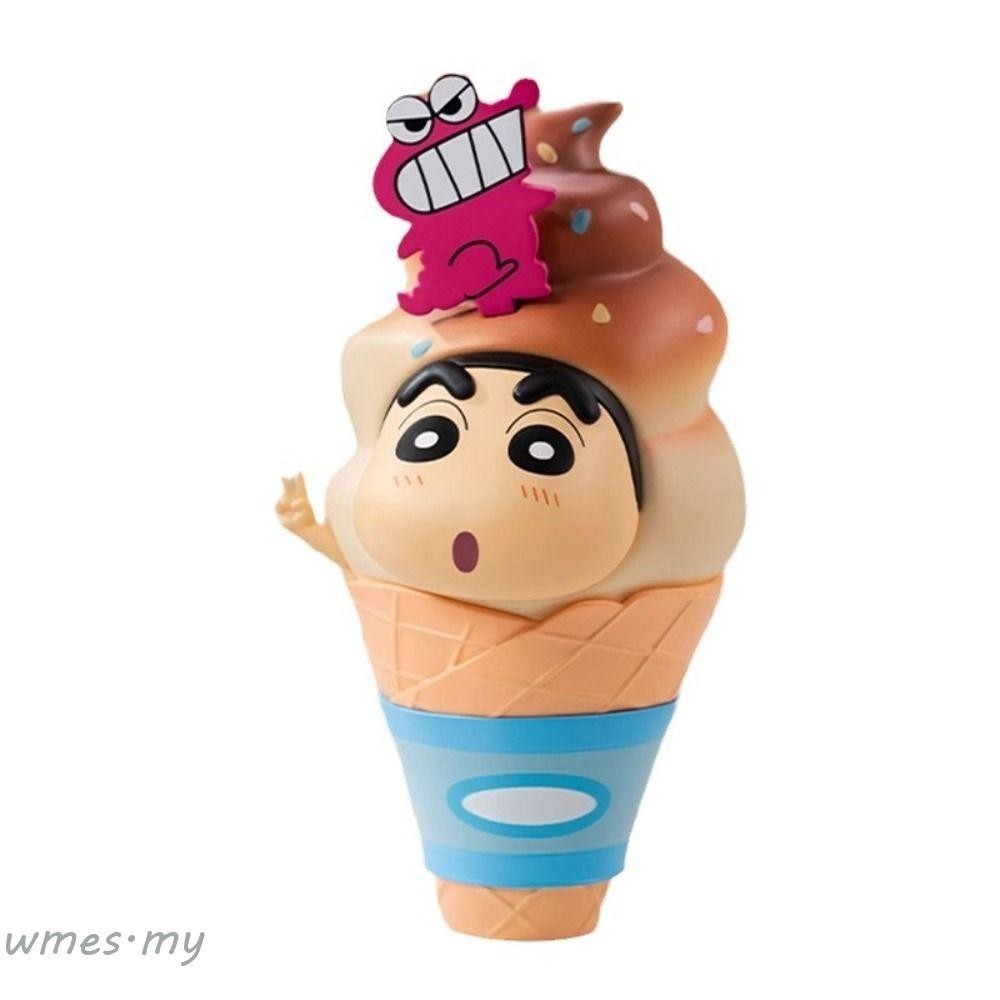 WMES1 Crayon Shin-Chan Figures, Snack Time Model Toy Nohara Shinnosuke ...