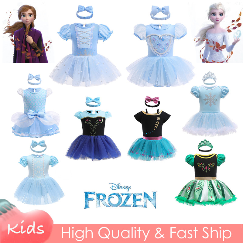 Anna Dress Short Sleeve Elsa Costume Anime Anna Elsa Costume For