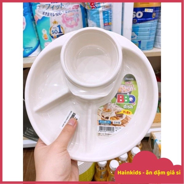 Inomata Japanese 4-compartment feeding tray | Shopee Malaysia