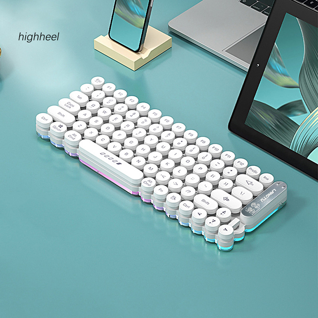 [HL] 1 Set Keyboard Ergonomic Quick Response Strong Compatibility Game ...