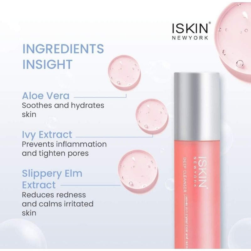 🌸Ready Stock🌸 Iskin NewYork Deep Cleanser 100ml | Shopee Malaysia