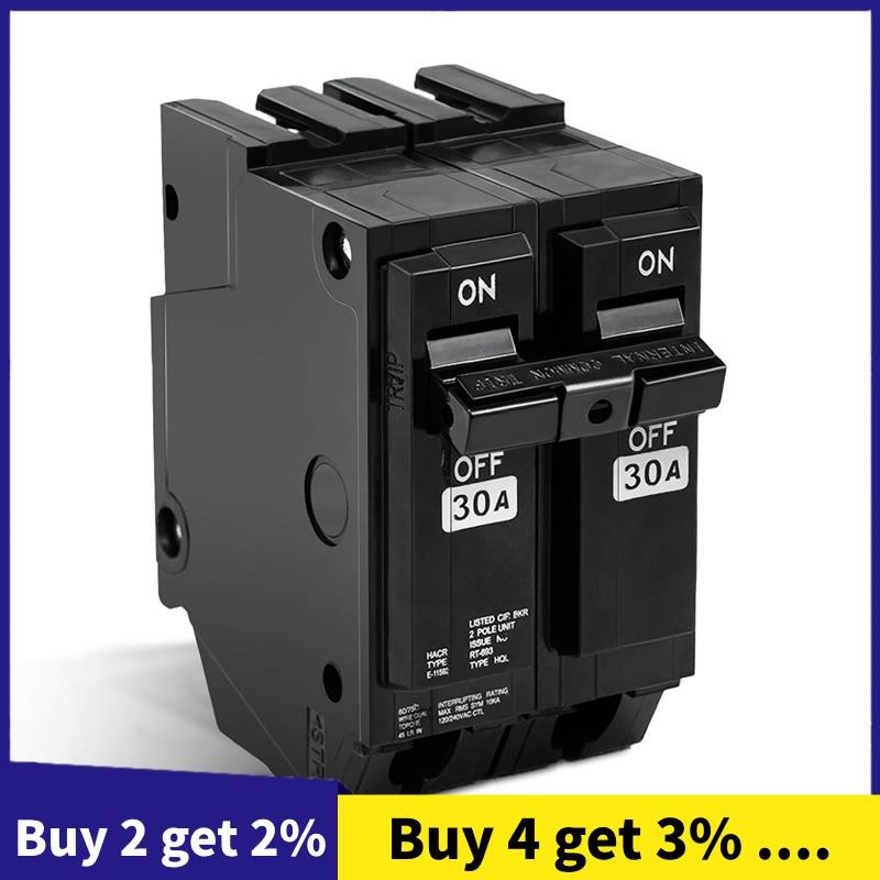 ABB/GE THQL2130 - 30A Two-Pole Q Line Plug-in Circuit Breaker 1 Module
