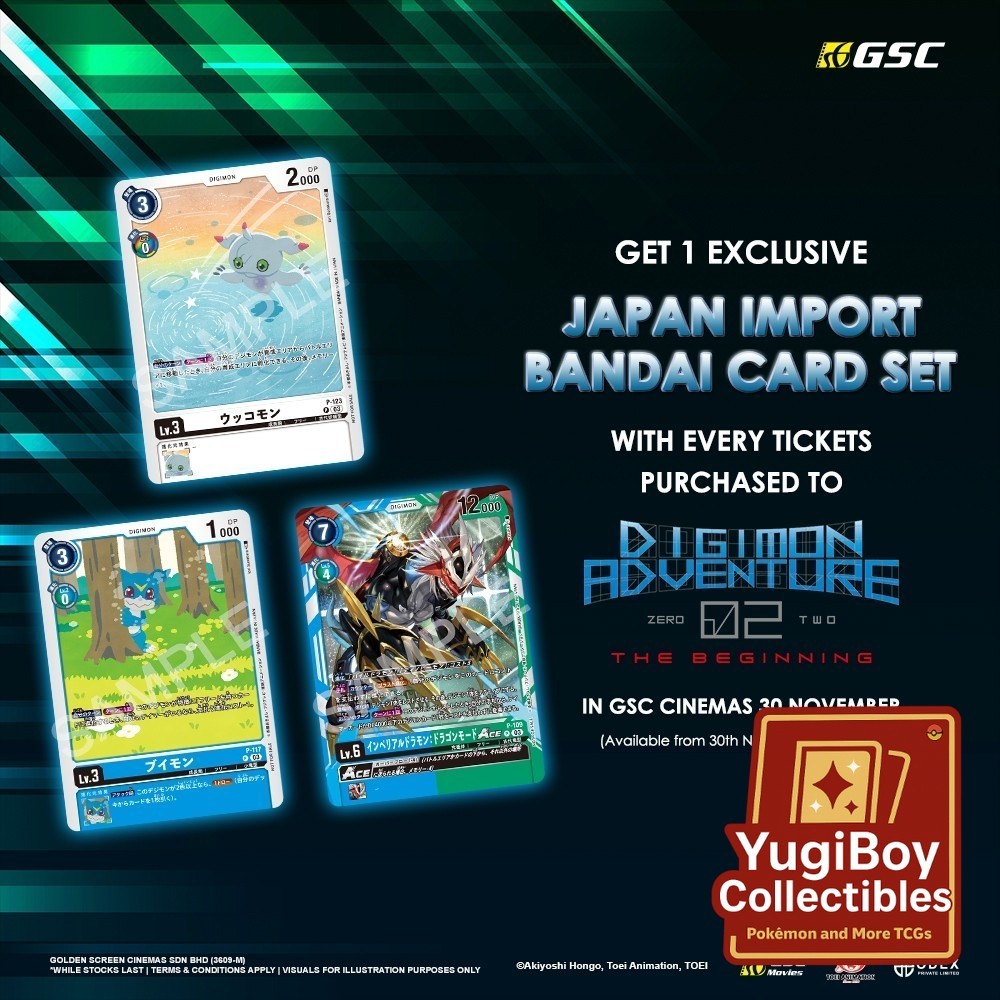 Imperialdramon 02 Adventure The Beginning Movie Promo P-109 P-117 P-123