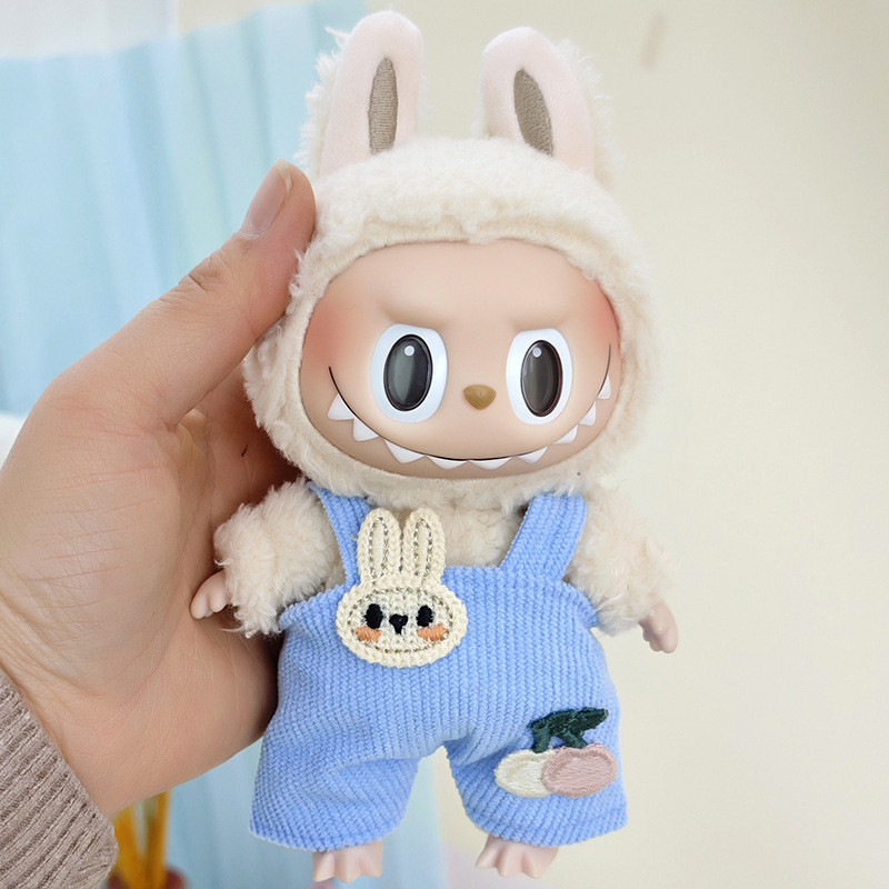 Labubu Time To Chill Filled Doll Clothes Cos Gift Handmade Mini ...