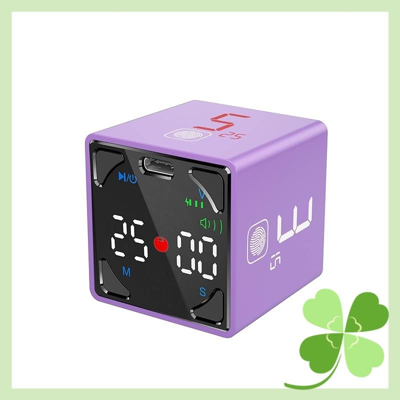 TickTime Cube Pomodoro Timer Double-sided LED Panel Tap Operation ...