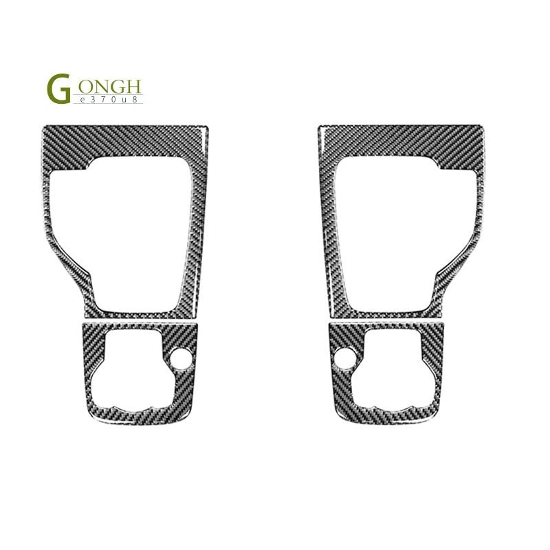 Carbon Fiber Gear Shift Knob Cover Trim For BMW X3 X4 X5 X6 F20