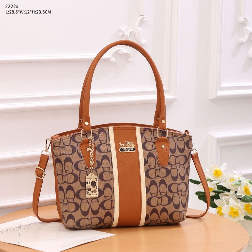 Coach handbag with sling best sale