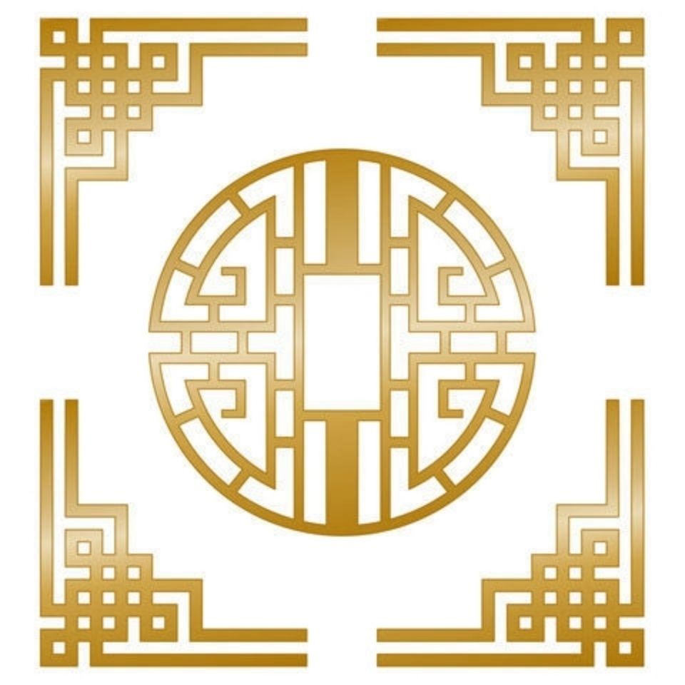 Chinese Classical Window Stickers Diagonal Flower Window Wall Stickers ...