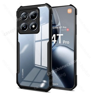 Custodia Bumper In Carbonio Per Xiaomi 14T Pro &ndash; TPU E Silicone &ndash; Betterfon &ndash; Nero
