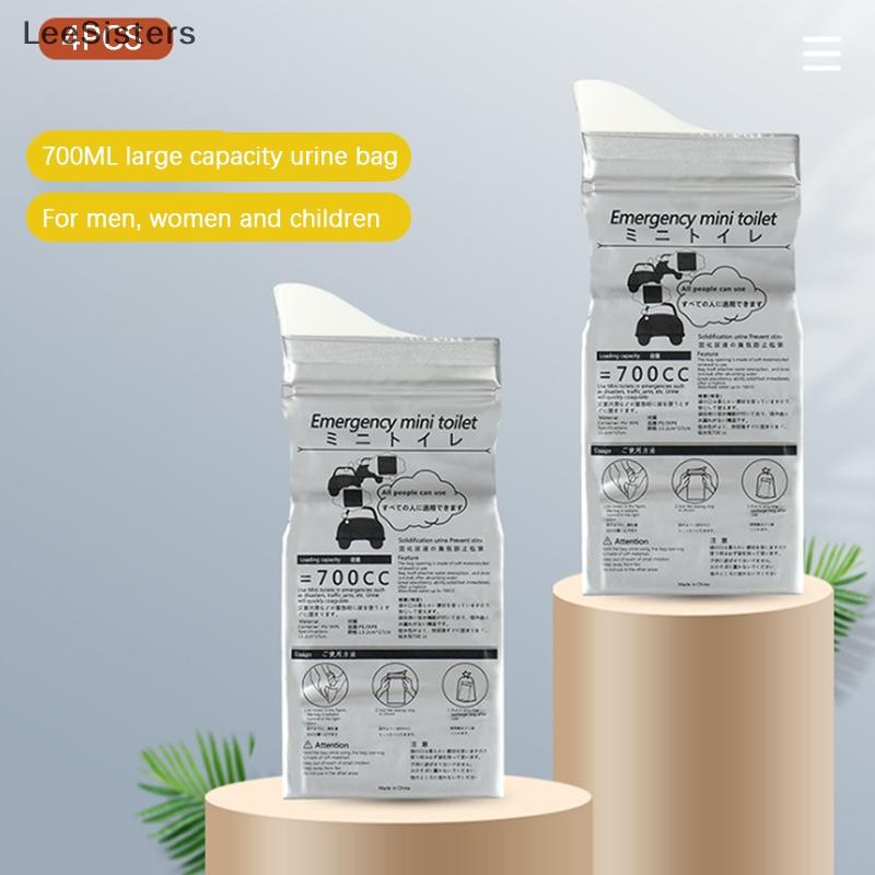 LeeSisters 700ml Emergency Pee Bag Portable Disposable Car Urine Vomit