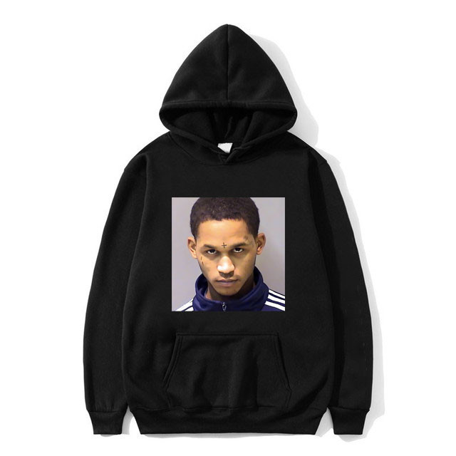 Rapper Fredo Santana Mugshot Hoodie Mens Oversized Streetwear Sweatshirt Male Hip Hop Rock Style Long Sleeve Shopee Malaysia