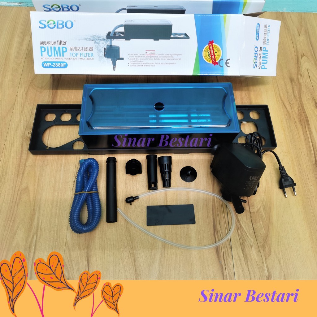 Sobo TOP FILTER FISH AQUARIUM WP2880f TANK SOBO TOP FILTER FOR 60CM ...