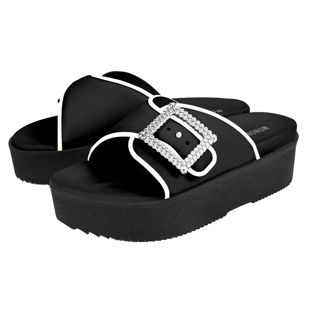 Monobo BOVY 1 Women Wedges Sandals Platform Wedges Kasut Tinggi ...