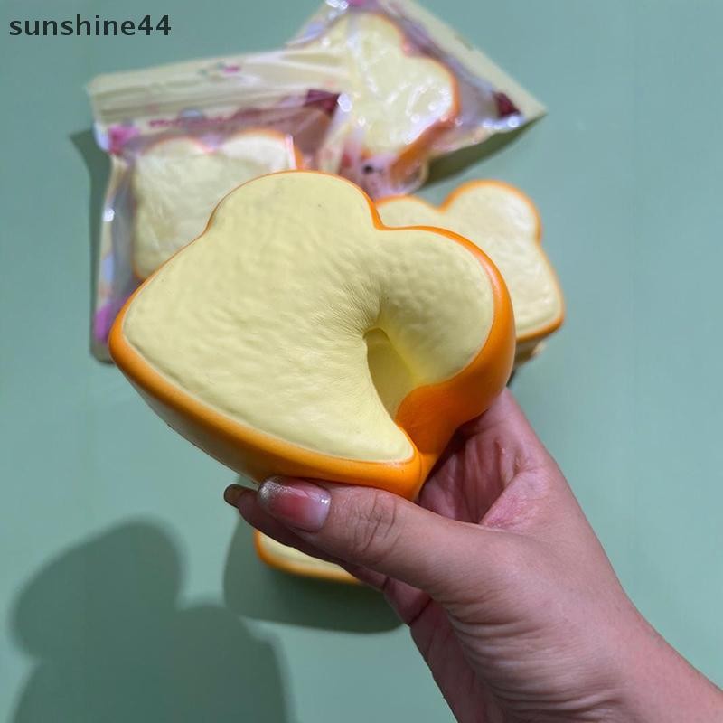 shine 1 Piece Stress Release Hand Relax Prop Cartoon Sticky Toast ...