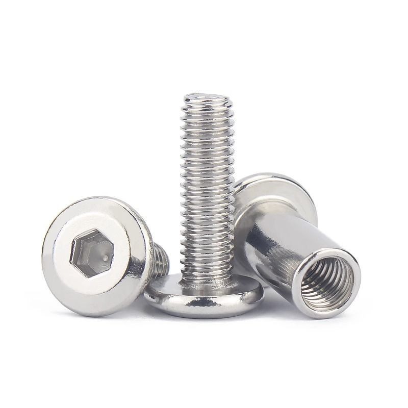 WMGJIAJU1341 Pair Lock 304 Stainless Steel Screw Nut Inverted Hexagon ...