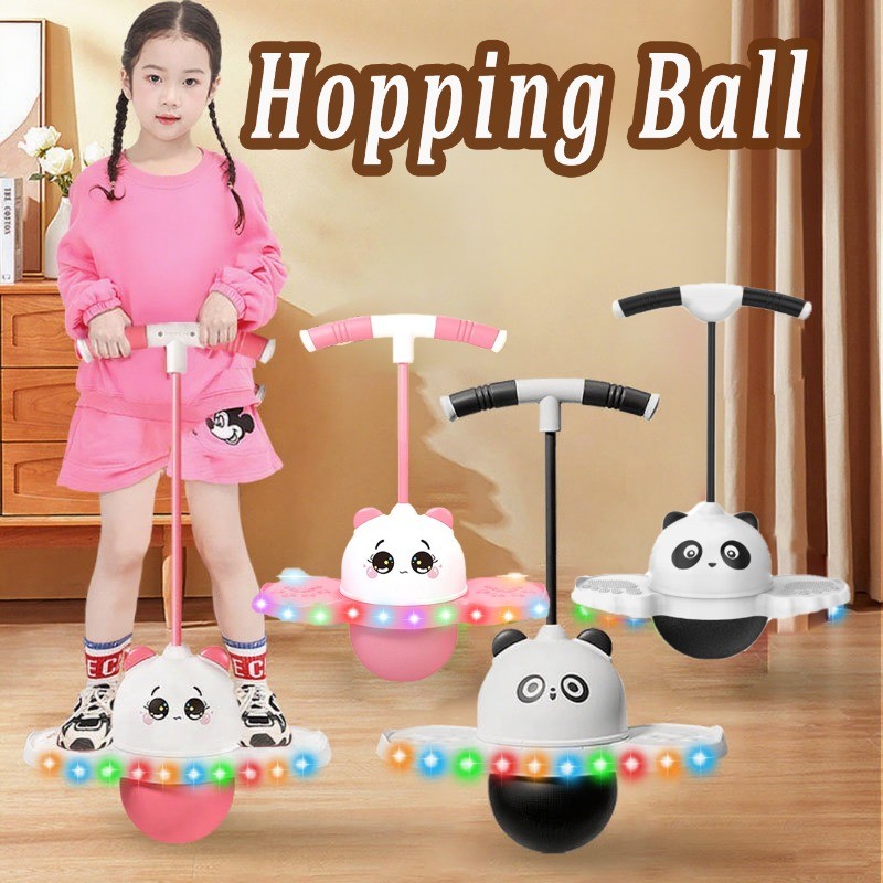 Children Hopping Ball Skipping Rope Rope Panda Jumping Ball Long Tall ...