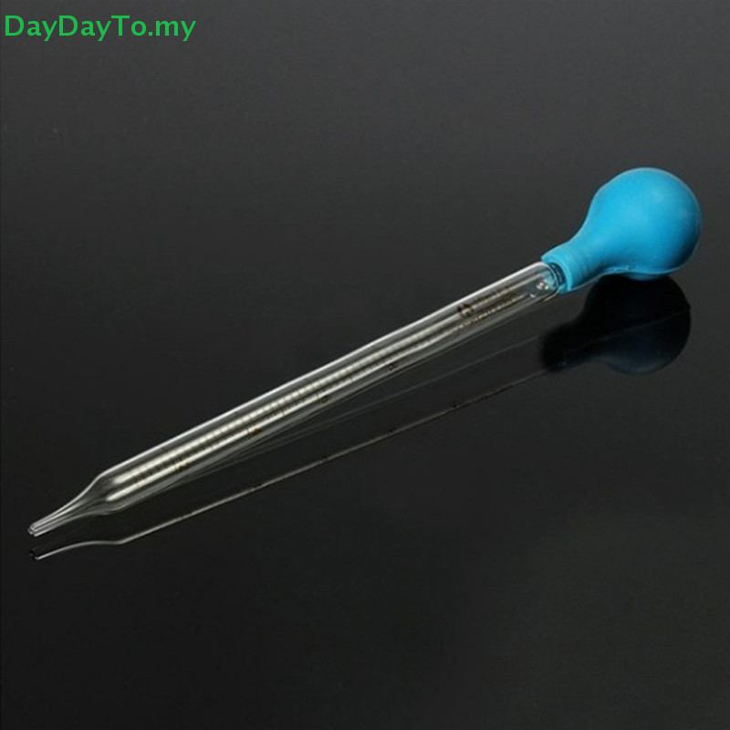 DayDayTO 1Pc 10Ml Rubber Head Glass Dropper Glass Pipette Lab Dropper ...
