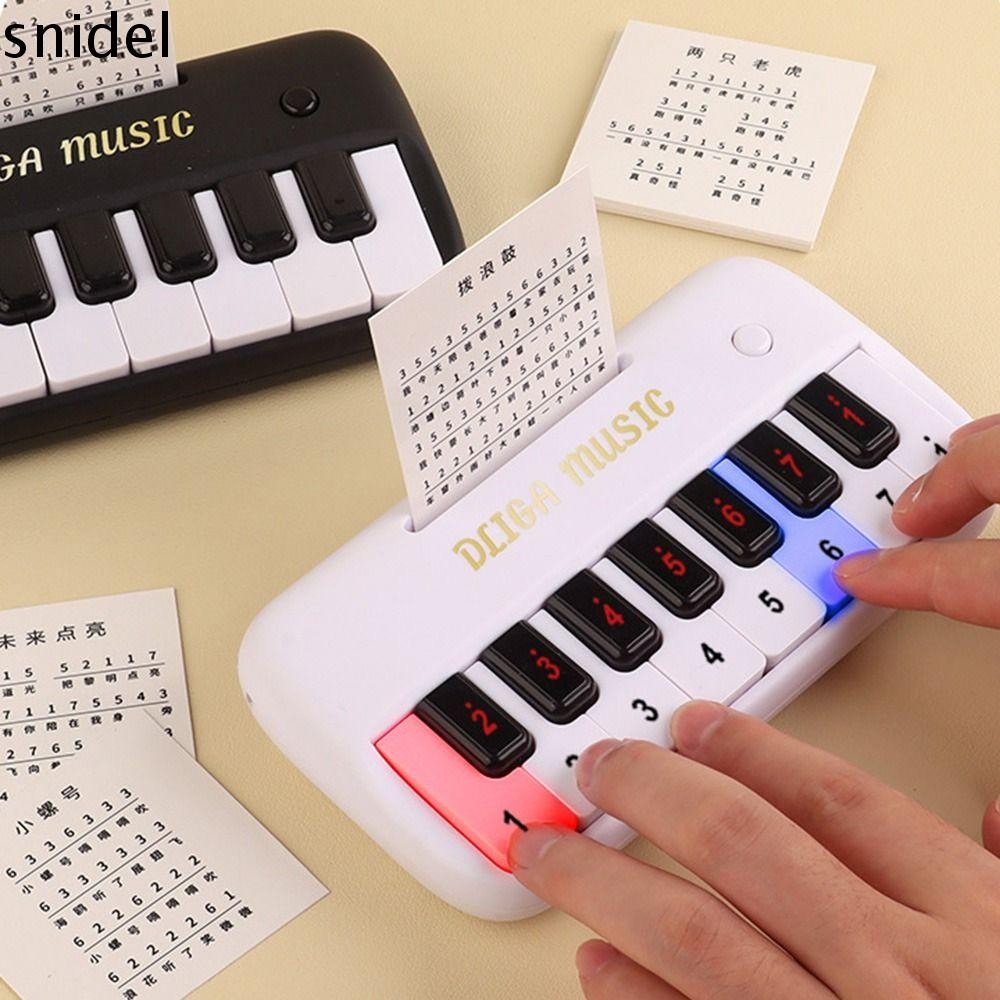 SNIDEL Electronic Piano Toy, Multifunctional Early Education Mini
