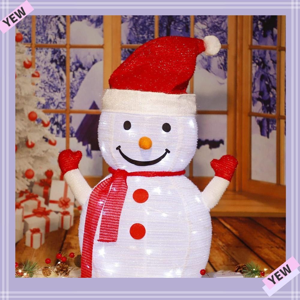 YYE Christmas LED Lights, Party Favors LED Light Collapsible Snowman ...