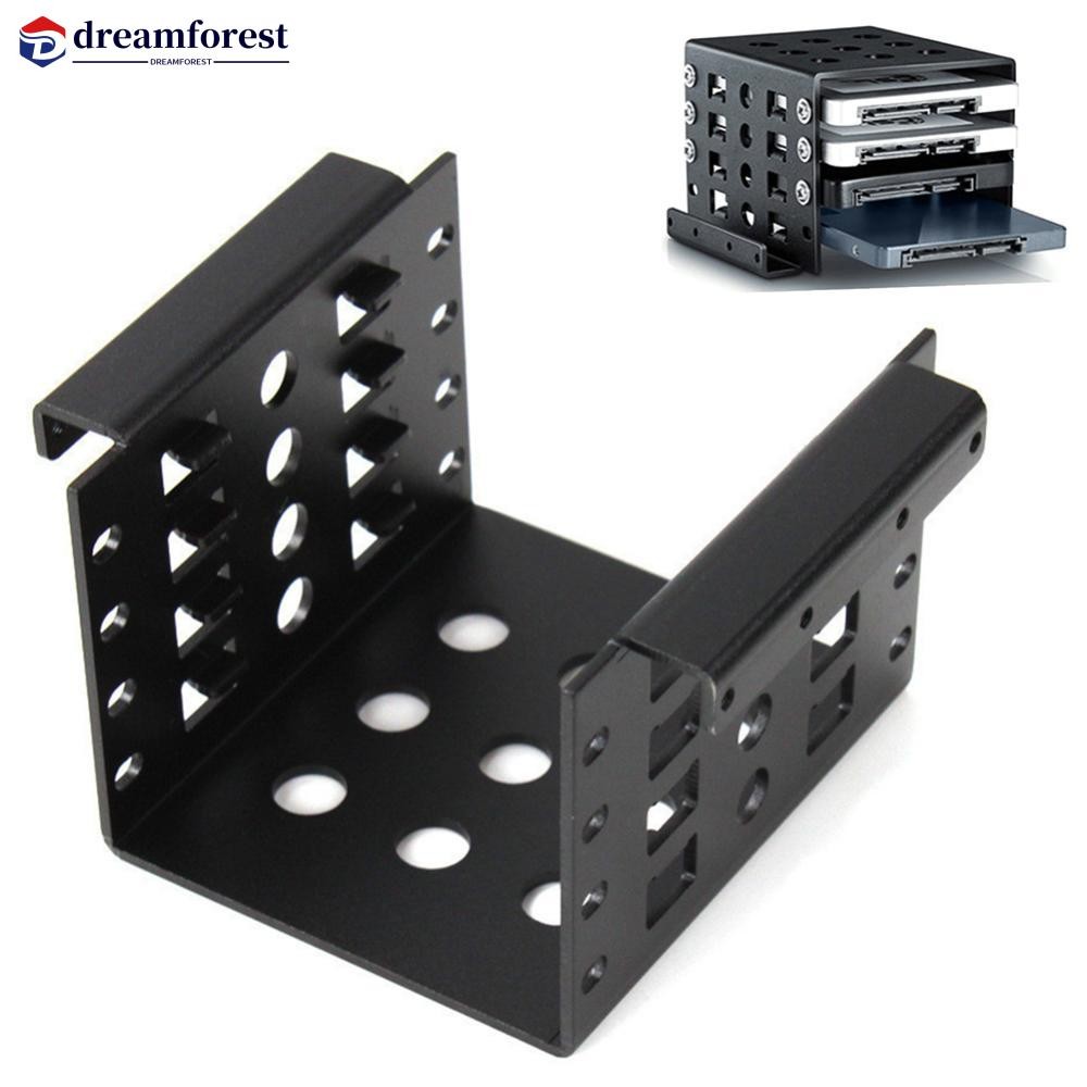 DREAMFOREST 4 Bay 2.5 inch to 3.5 inch SSD Hard Drive Enclosure Chassis ...