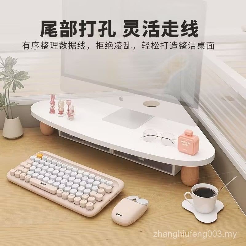 Triangle Computer Elevated Rack Desktop Corner Display Device Elevated ...