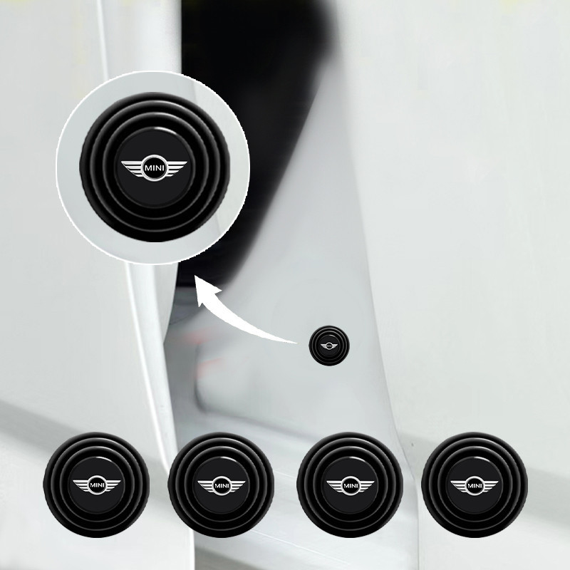 4pcs Car Door Shock Cushioning Anti-collision Protection Pad For MINI ...