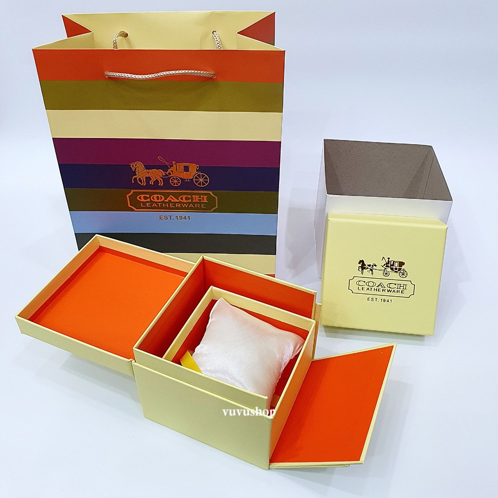 Original coach watch box clearance