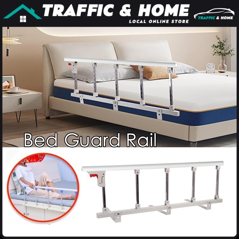 Fall Protection Railing Bedside Fence Aluminum Alloy Bed Guard Rail ...