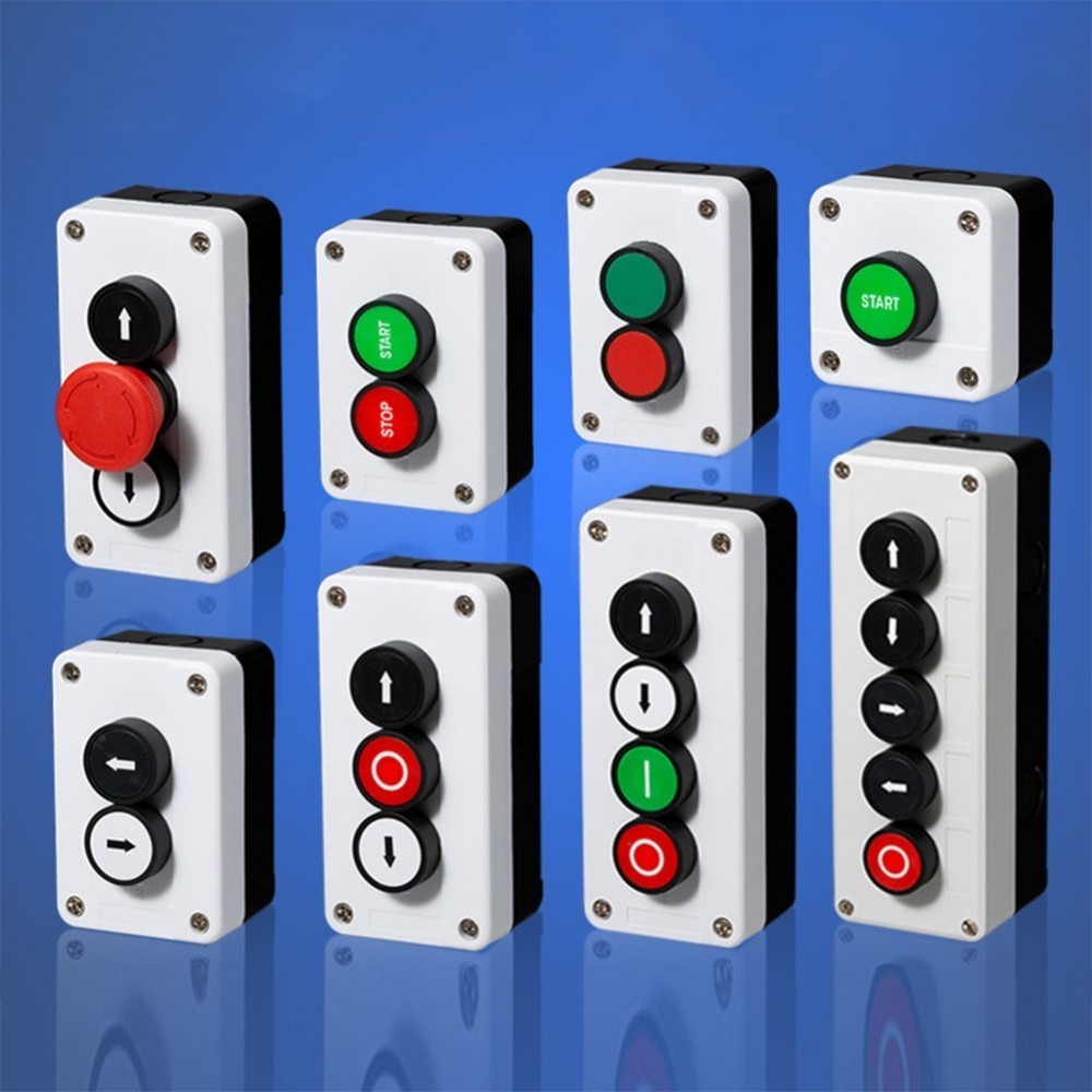 Power Control Box ABS+metal Material M20 Knock-out Hole For Industrial ...