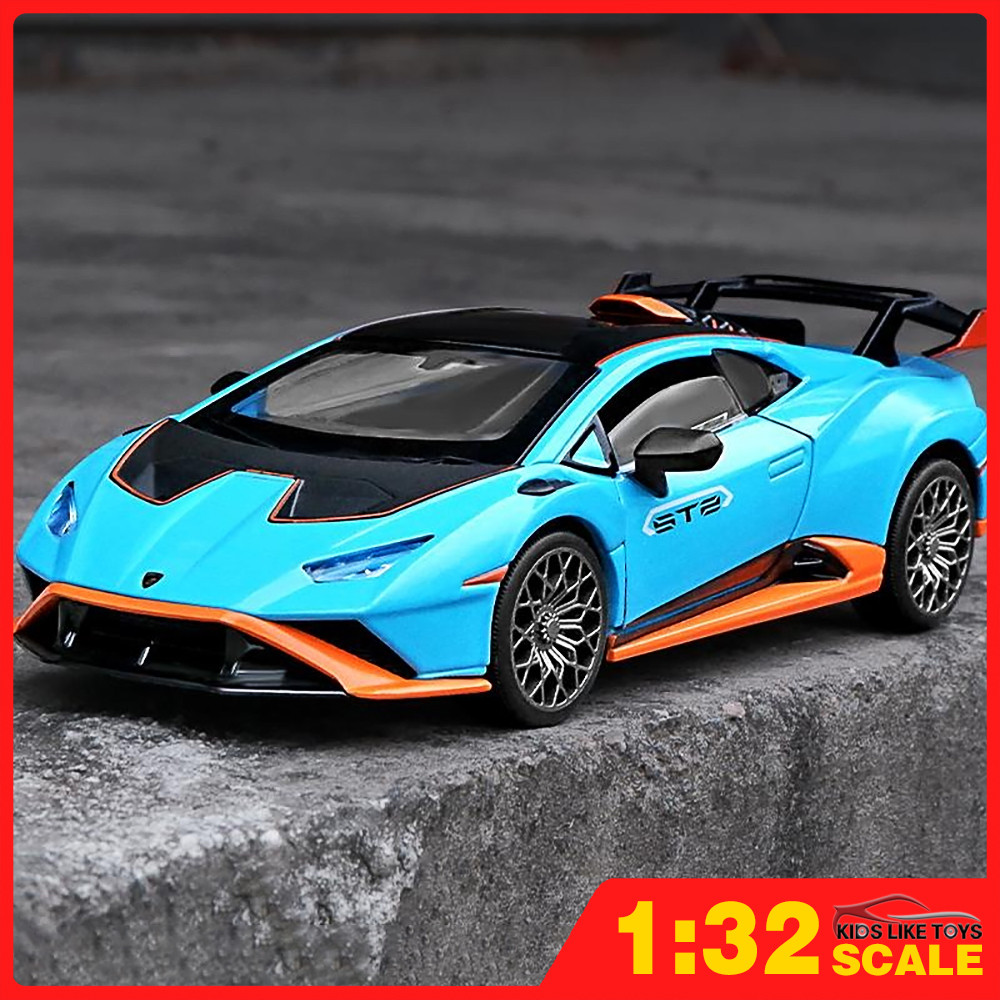 KLT 1:32 Lamborghini Huracán STO Diecast Model Car Alloy Cars Toys ...