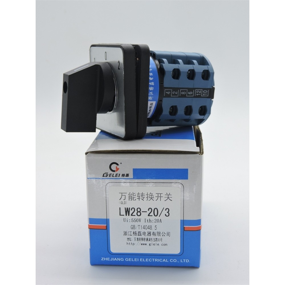 GELEI GEI Universal Conversion Switch Three-speed LW28-20A/1 Section 2 ...