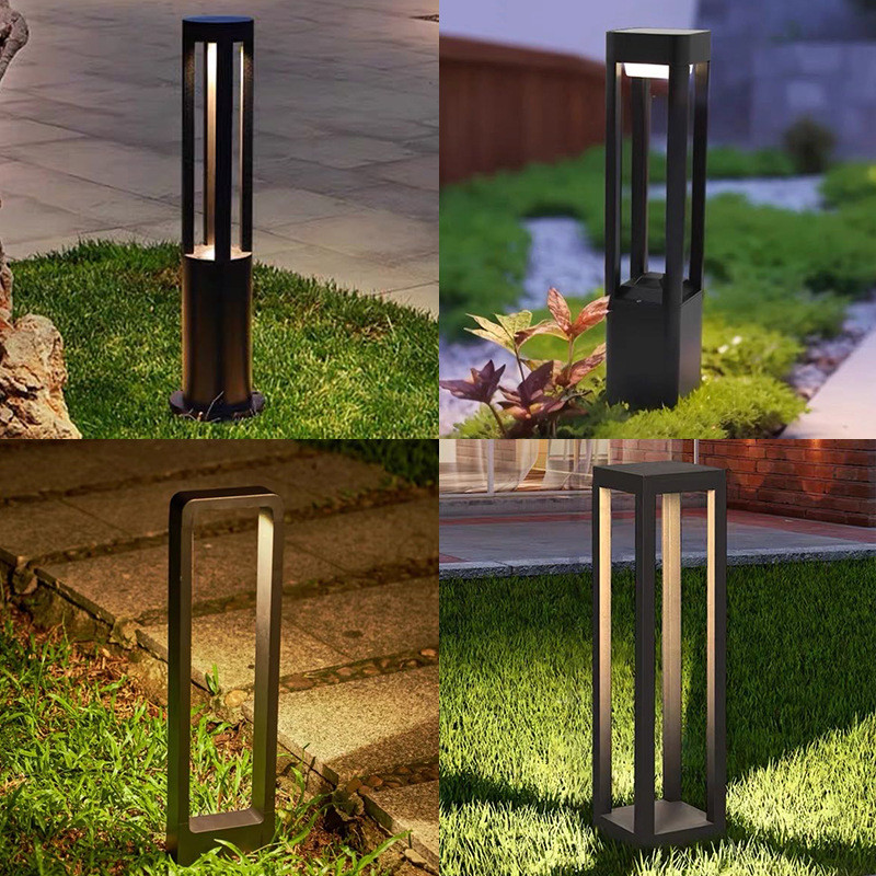 Lampu Rumput Halaman Luar LED Taman Minimalis Moden Lampu Landskap ...