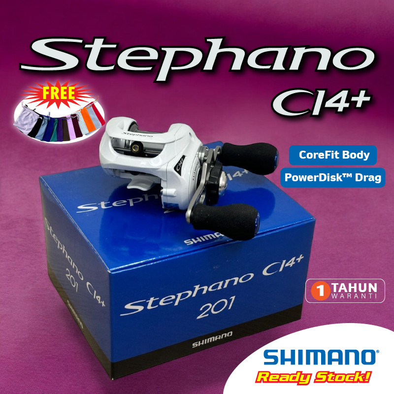 SHIMANO STEPHANO CI4+ Batcasting fishing Reel Mesin pancing